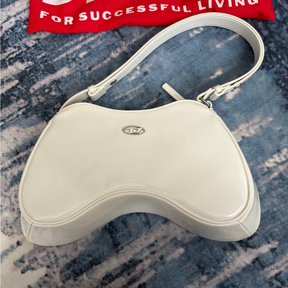 Diesel White Shoulder Bag